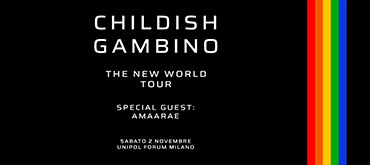 CHILDISH GAMBINO ANNUNCIA IL SUO TOUR MONDIALE